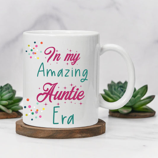 Amazing Auntie Era Mug , Cute Gift For An Aunty