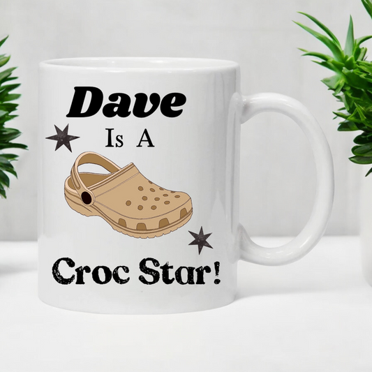 Personalised Croc Lover Mug , Gift for a Croc Fan