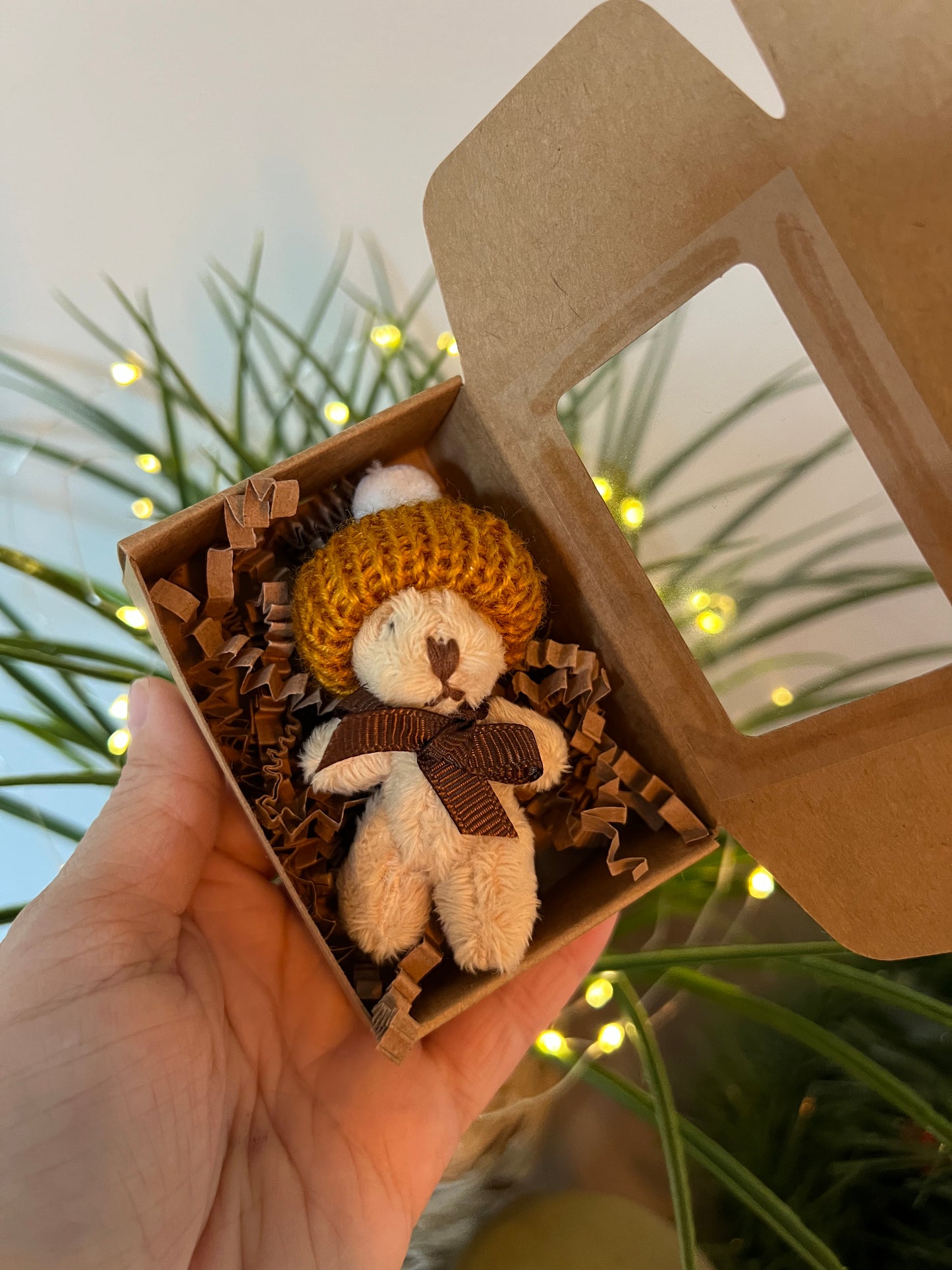 Tiny Pocket Bear In A Box , bear hug gift